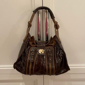 Italian patent leather hobo!!